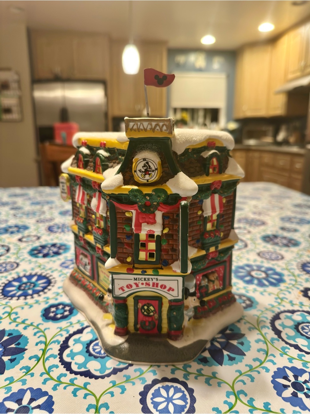Vintage Disney Mickey Mouse Main Street Holiday Village - Toy Shop
